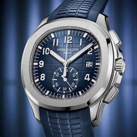 patek philippe blue dial watch|patek philippe aquanaut price list.